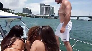 I Got a Big Yacht and Filled It with a Bunch of Bad Bitches and Took Them to the Open Sea to Fuck My Big Dick… Me Vs 4 Horny